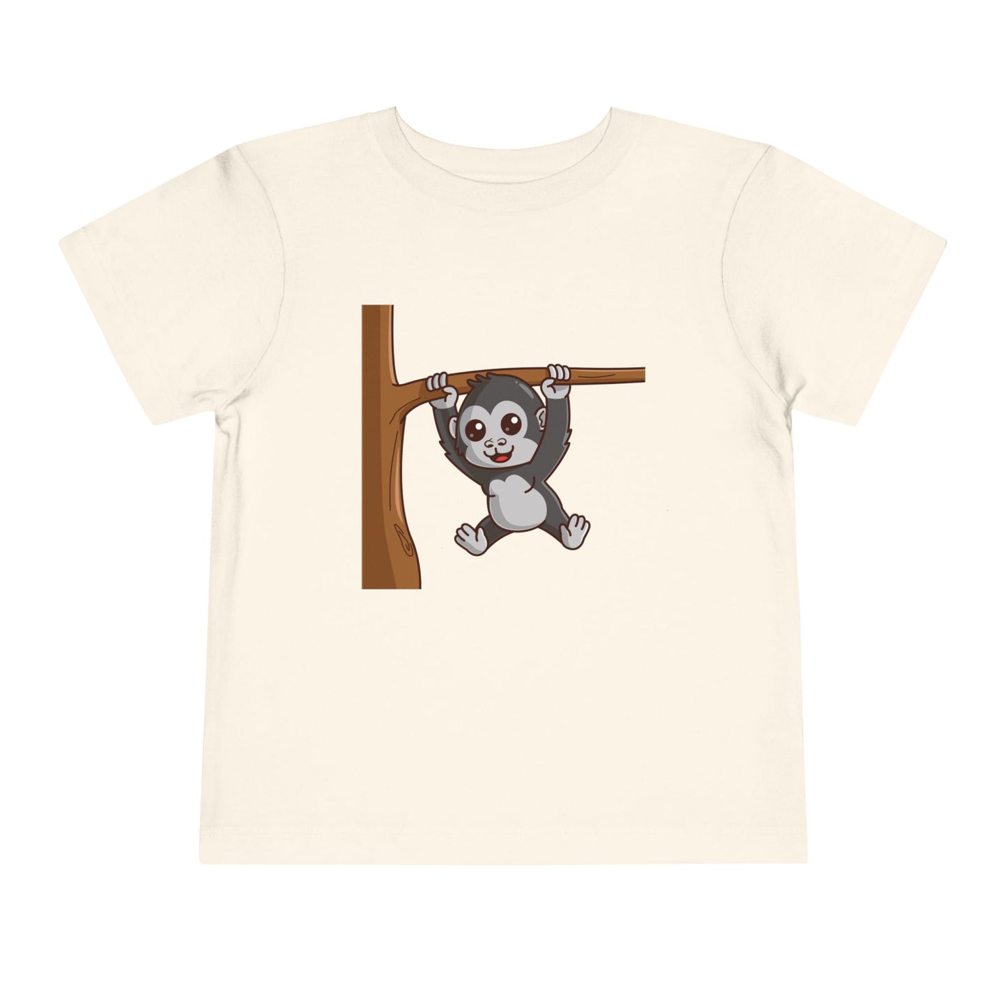 Gorilla Kawaii Style Toddler Tee Shirt by Zoo Guide™