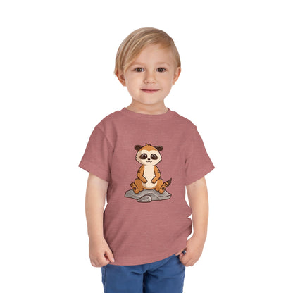 Meerkat Kawaii Style Toddler Tee Shirt by Zoo Guide™