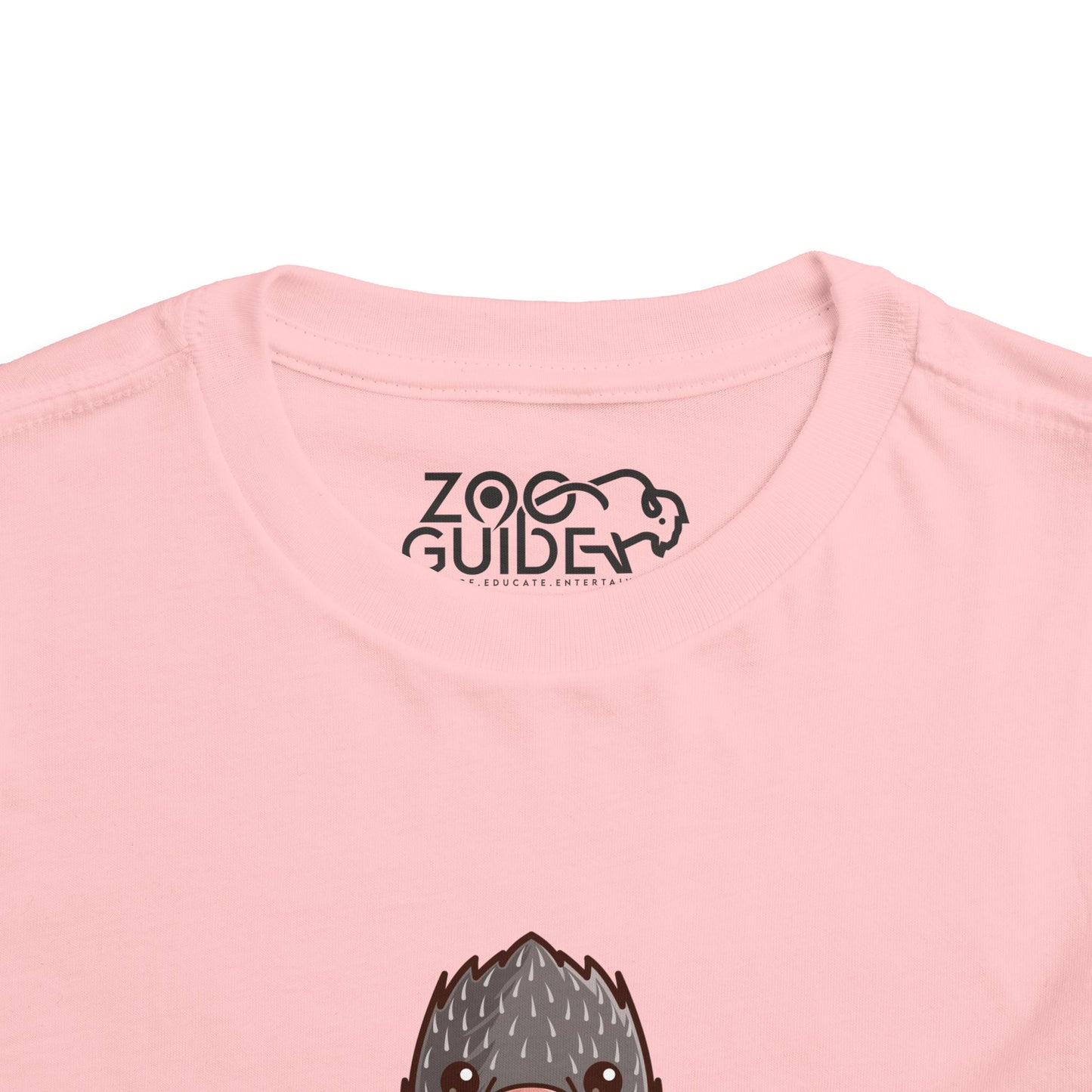 Brazilian Porcupine Kawaii Style Toddler Tee Shirt by Zoo Guide™