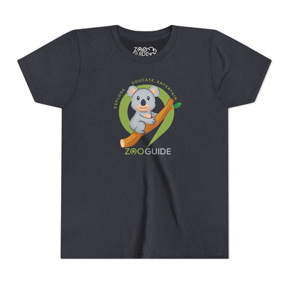 Koala on Branch in Zoo Guide™ Waypoint Icon Youth Tee Shirt by Zoo Guide™