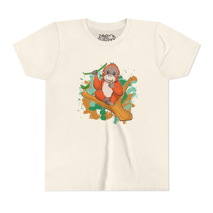 Orangutan Color Splash Youth Tee Shirt by Zoo Guide™