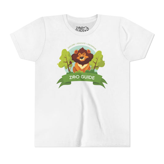 Happy Lion Youth Short Sleeve Tee by Zoo Guide™