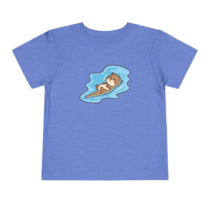 Otter Kawaii Style Toddler Tee Shirt by Zoo Guide™