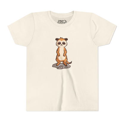Meerkat Kawaii Style Youth Tee Shirt by Zoo Guide™