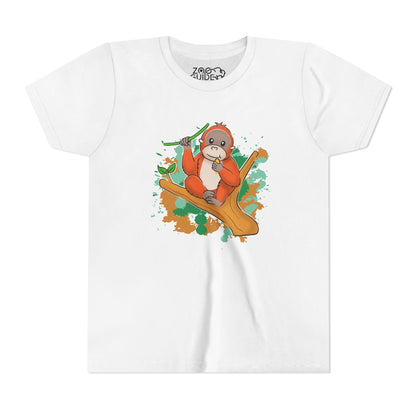Orangutan Color Splash Youth Tee Shirt by Zoo Guide™