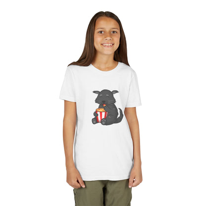 Binturong Eating Popcorn Youth Tee Shirt by Zoo Guide™