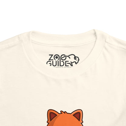 Red Panda Kawaii Style Toddler Tee Shirt by Zoo Guide™