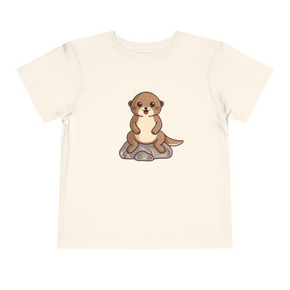 Otter Kawaii Style Toddler Tee Shirt by Zoo Guide™