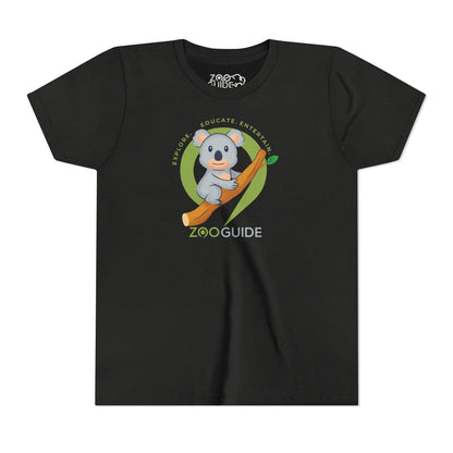 Koala on Branch in Zoo Guide™ Waypoint Icon Youth Tee Shirt by Zoo Guide™