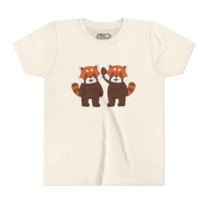 Red Panda Pals Youth Tee Shirt by Zoo Guide™