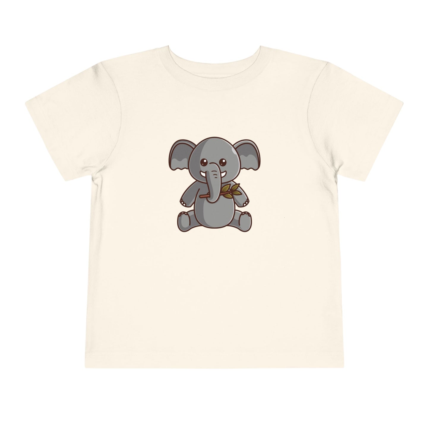 African Elephant Kawaii Style Toddler Tee Shirt by Zoo Guide™