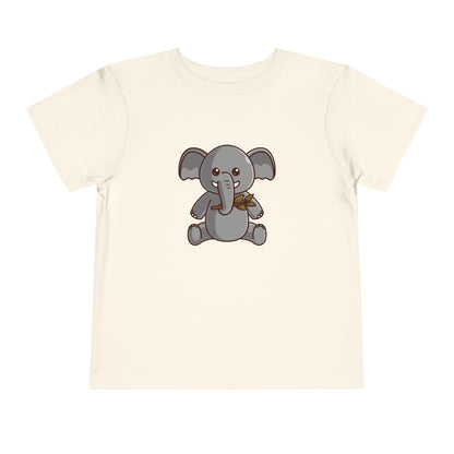 African Elephant Kawaii Style Toddler Tee Shirt by Zoo Guide™