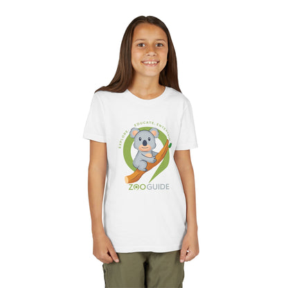 Koala on Branch in Zoo Guide™ Waypoint Icon Youth Tee Shirt by Zoo Guide™
