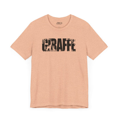GIRAFFE Adult Unisex Tee Shirt by Zoo Guide™
