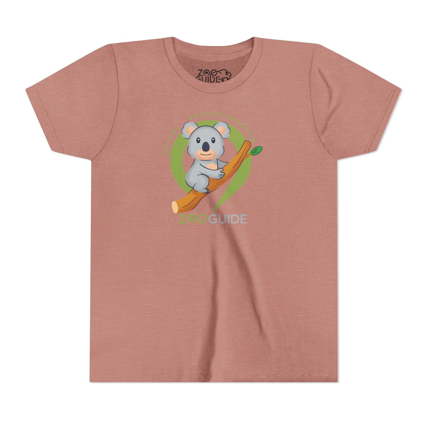 Koala on Branch in Zoo Guide™ Waypoint Icon Youth Tee Shirt by Zoo Guide™