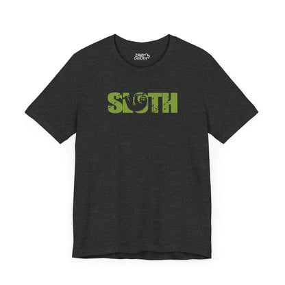 SLOTH Color Adult Unisex Tee Shirt by Zoo Guide™