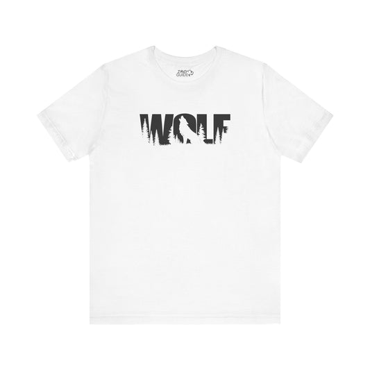 WOLF Adult Unisex Tee Shirt by Zoo Guide™