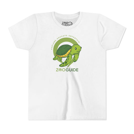 Sea Turtle in Zoo Guide™ Waypoint Icon Youth Tee Shirt by Zoo Guide™