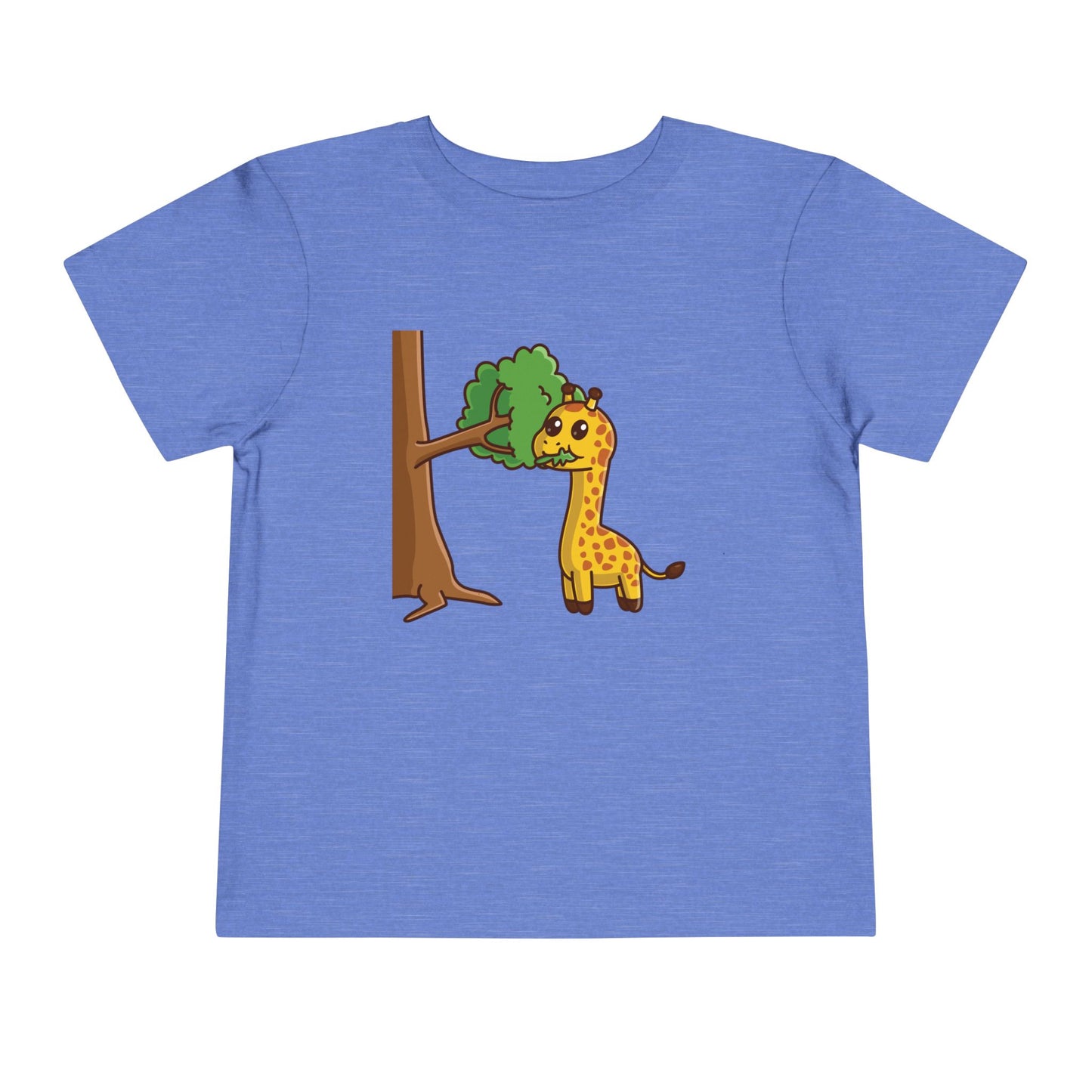 Giraffe Snackin' Kawaii Style Toddler Tee Shirt by Zoo Guide™