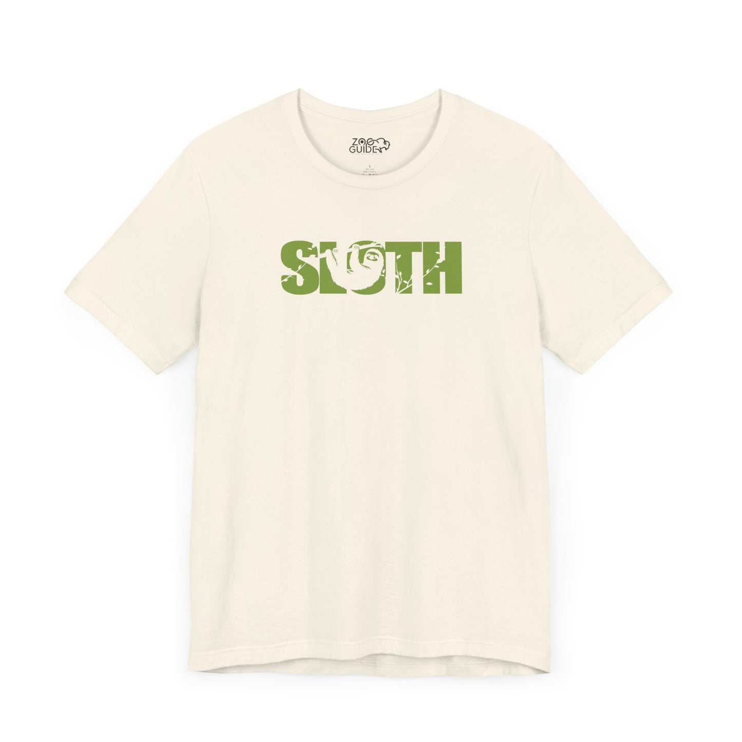 SLOTH Color Adult Unisex Tee Shirt by Zoo Guide™