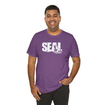 SEAL Word Art Adult Unisex Tee Shirt by Zoo Guide™