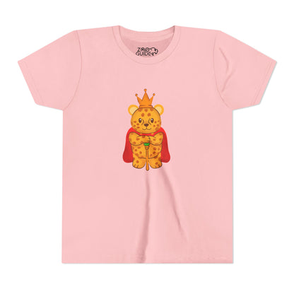 The Regal African Leopard Youth Tee Shirt by Zoo Guide™