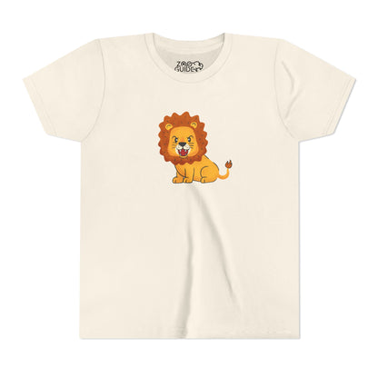 Lion Roaring Youth Tee Shirt by Zoo Guide™