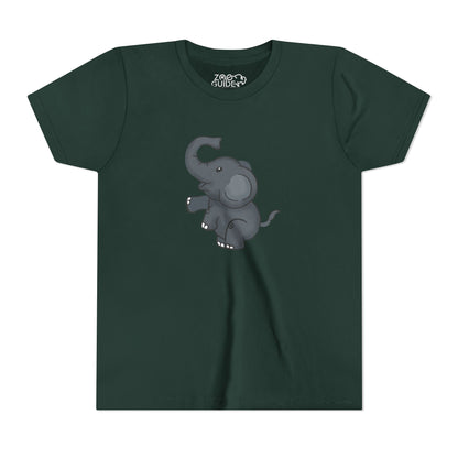 Dancing African Elephant Youth Tee Shirt by Zoo Guide™