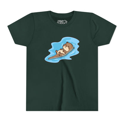 Otter Kawaii Style Youth Tee Shirt by Zoo Guide™