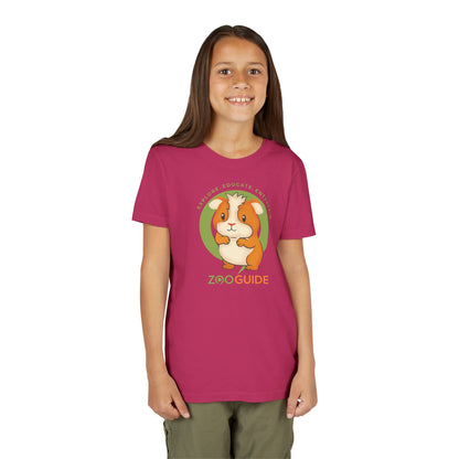 Guinea Pig Standing in Zoo Guide™ Waypoint Icon Youth Tee Shirt by Zoo Guide™