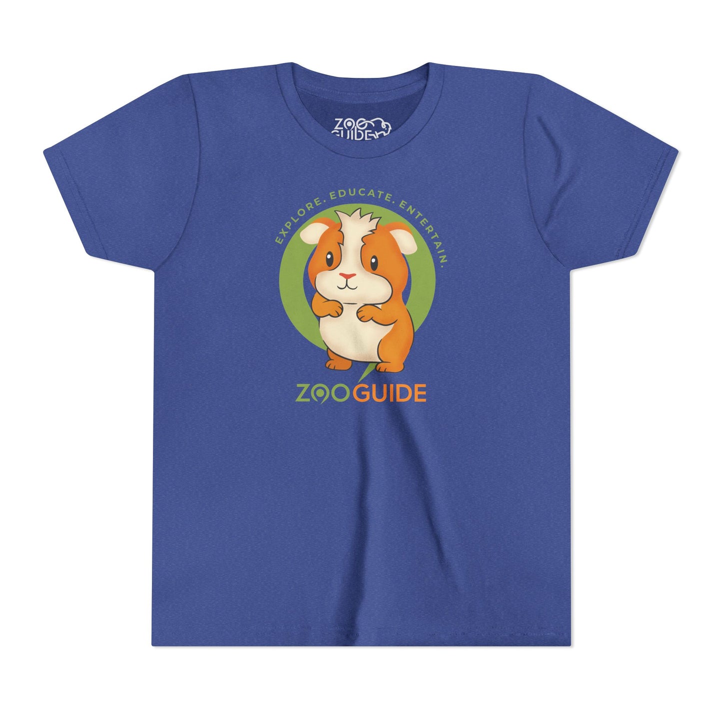 Guinea Pig Standing in Zoo Guide™ Waypoint Icon Youth Tee Shirt by Zoo Guide™