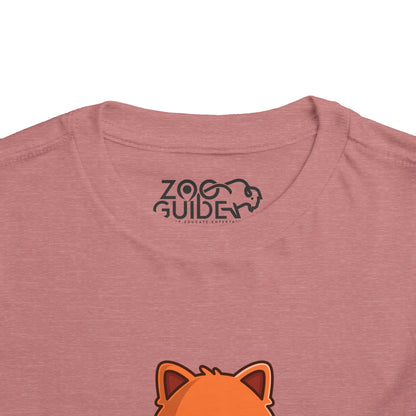 Red Panda Kawaii Style Toddler Tee Shirt by Zoo Guide™