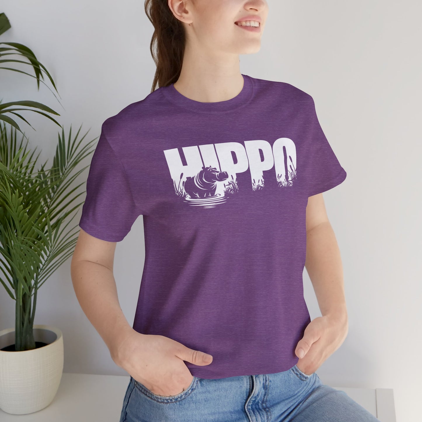 HIPPO Adult Unisex Tee Shirt by Zoo Guide™