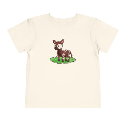 Okapi Kawaii Style Toddler Tee Shirt by Zoo Guide™