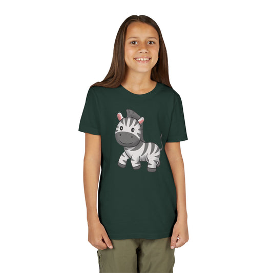 Zebra Youth Tee Shirt by Zoo Guide™