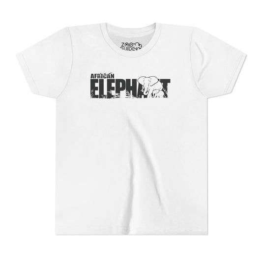 AFRICAN ELEPHANT Youth Tee Shirt by Zoo Guide™