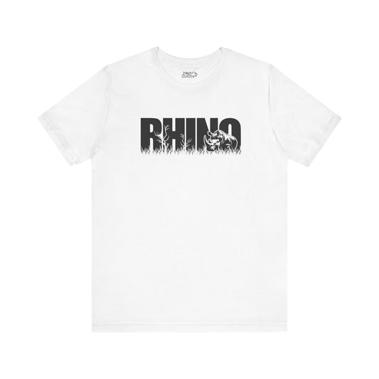 RHINO Adult Unisex Tee Shirt by Zoo Guide™