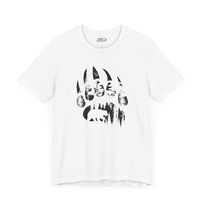 Bear Print Adult Unisex Tee Shirt by Zoo Guide™