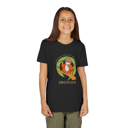 Orangutan in Zoo Guide™ Waypoint Icon Youth Tee Shirt by Zoo Guide™