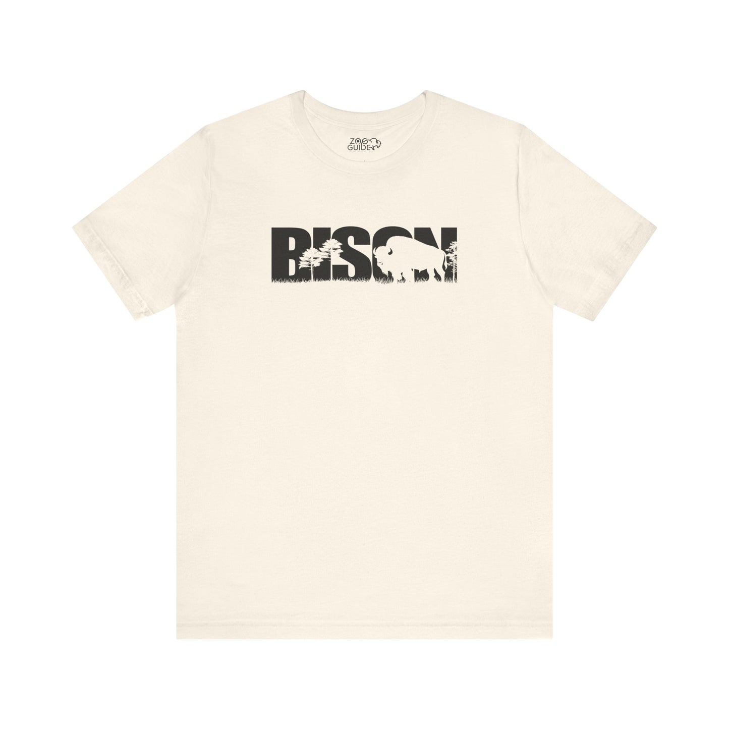 BISON Adult Unisex Tee Shirt by Zoo Guide™