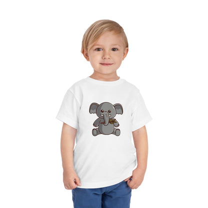 African Elephant Kawaii Style Toddler Tee Shirt by Zoo Guide™