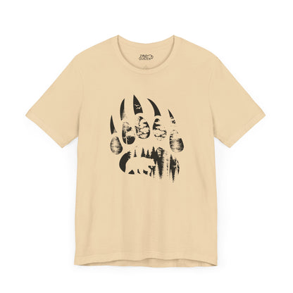 Bear Print Adult Unisex Tee Shirt by Zoo Guide™