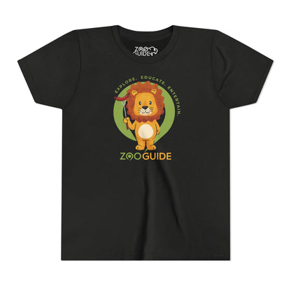 African Lion Grill Master in Zoo Guide™ Waypoint Icon Youth Tee Shirt by Zoo Guide™