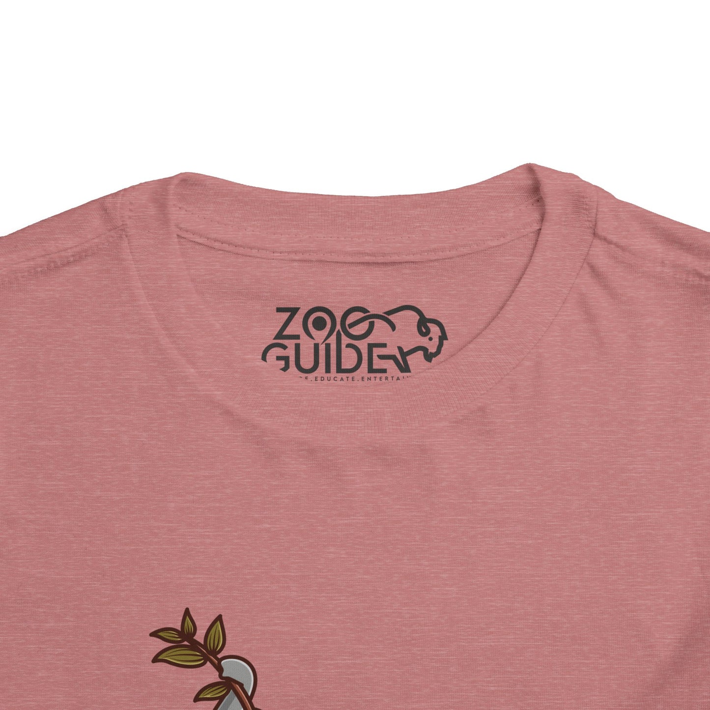 African Elephant Kawaii Style Toddler Tee Shirt by Zoo Guide™