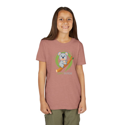 Koala on Branch in Zoo Guide™ Waypoint Icon Youth Tee Shirt by Zoo Guide™