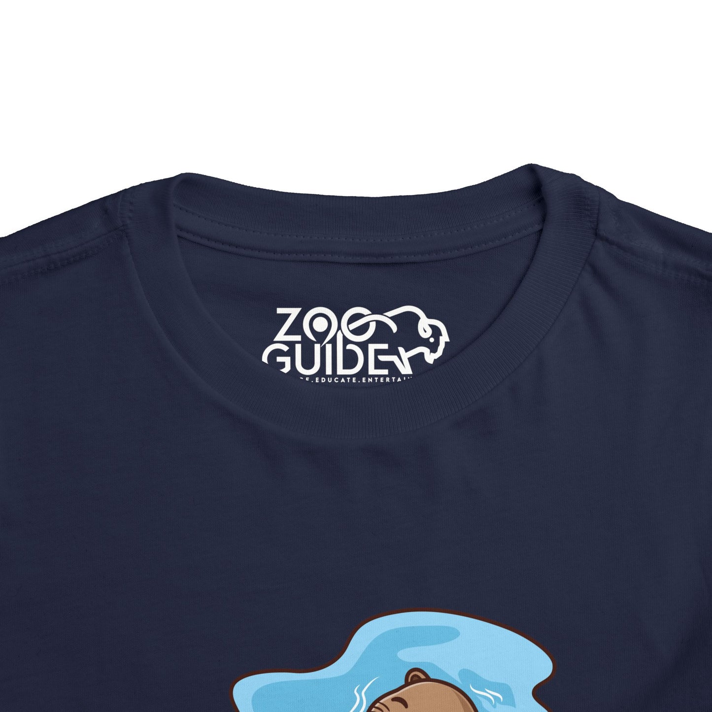 Otter Kawaii Style Toddler Tee Shirt by Zoo Guide™