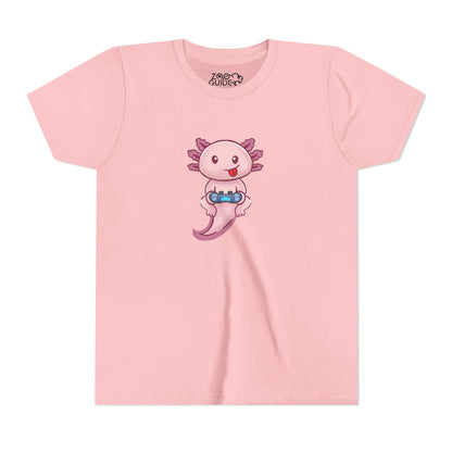 Axolotl Gaming Youth Tee Shirt by Zoo Guide™