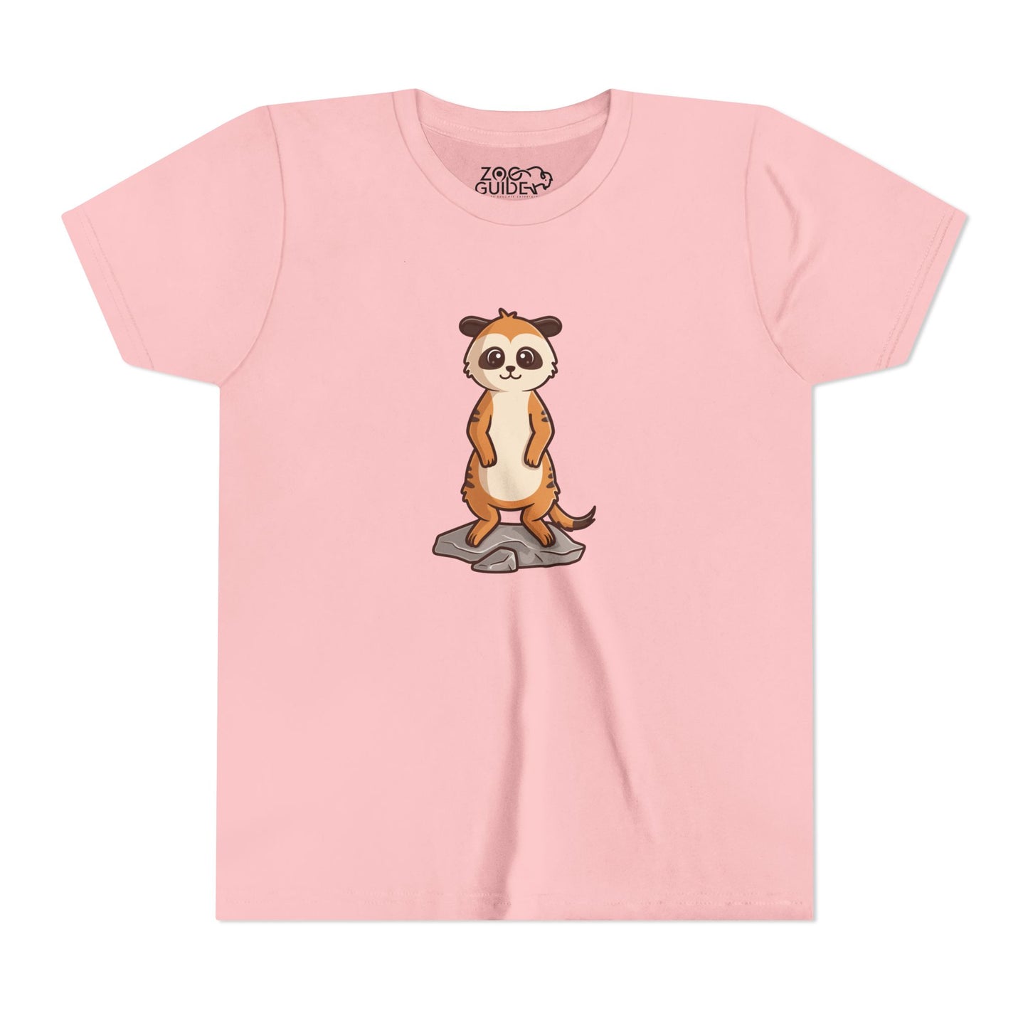 Meerkat Kawaii Style Youth Tee Shirt by Zoo Guide™