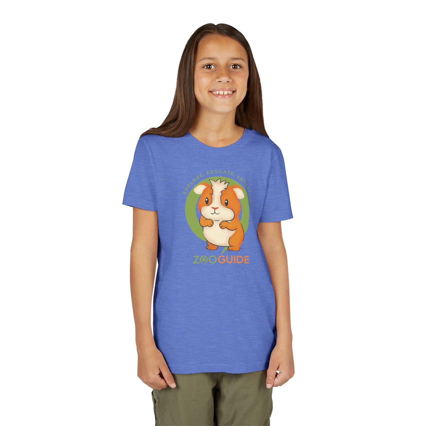 Guinea Pig Standing in Zoo Guide™ Waypoint Icon Youth Tee Shirt by Zoo Guide™