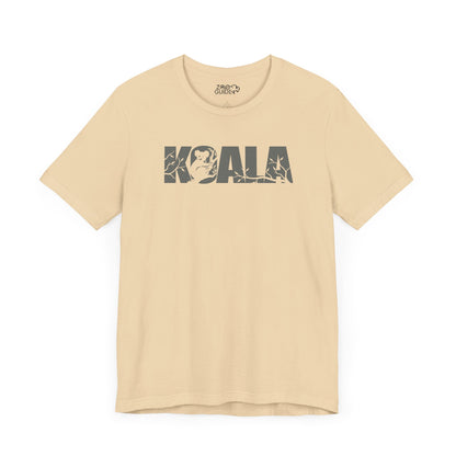 KOALA Color Adult Unisex Tee Shirt by Zoo Guide™